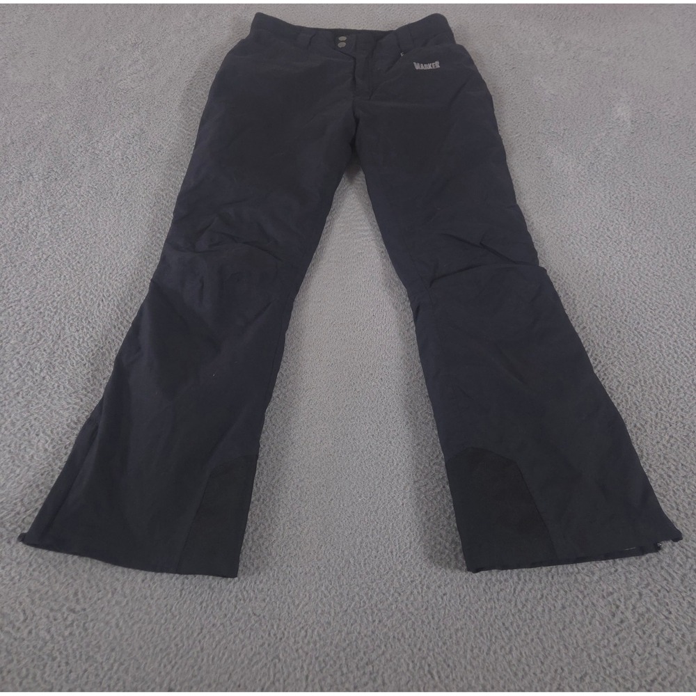Marker Pants Women Size 10 Black Straight Leg Insulated Ski Snowboard Winter